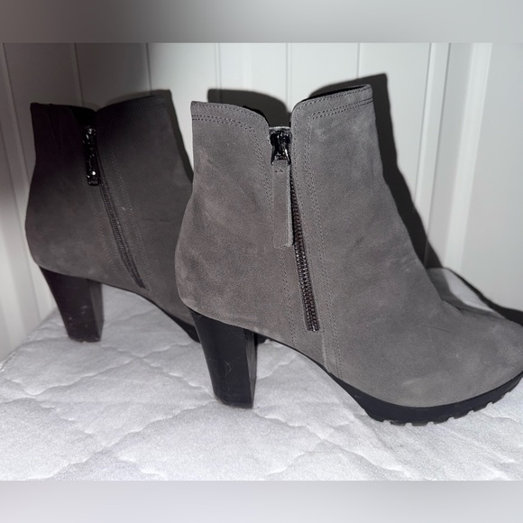 Waterproof Blondo Gray Heeled Boots with Sleek Design from Naturalizer - Picture 4 of 8
